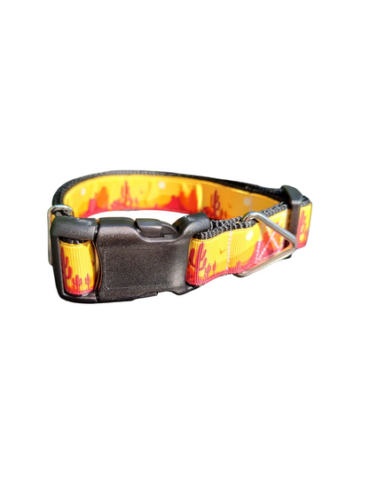 Desert Landscape Nylon Dog Collar