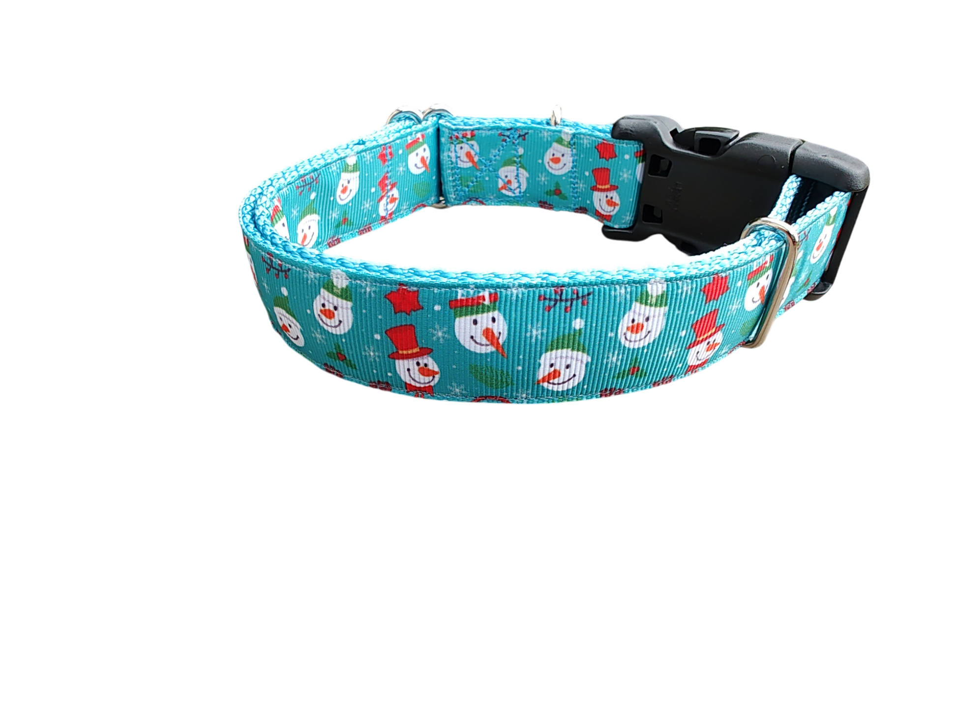 Snowman Christmas Nylon Dog Collar - Doot's Pet LLC Collars For A Cause