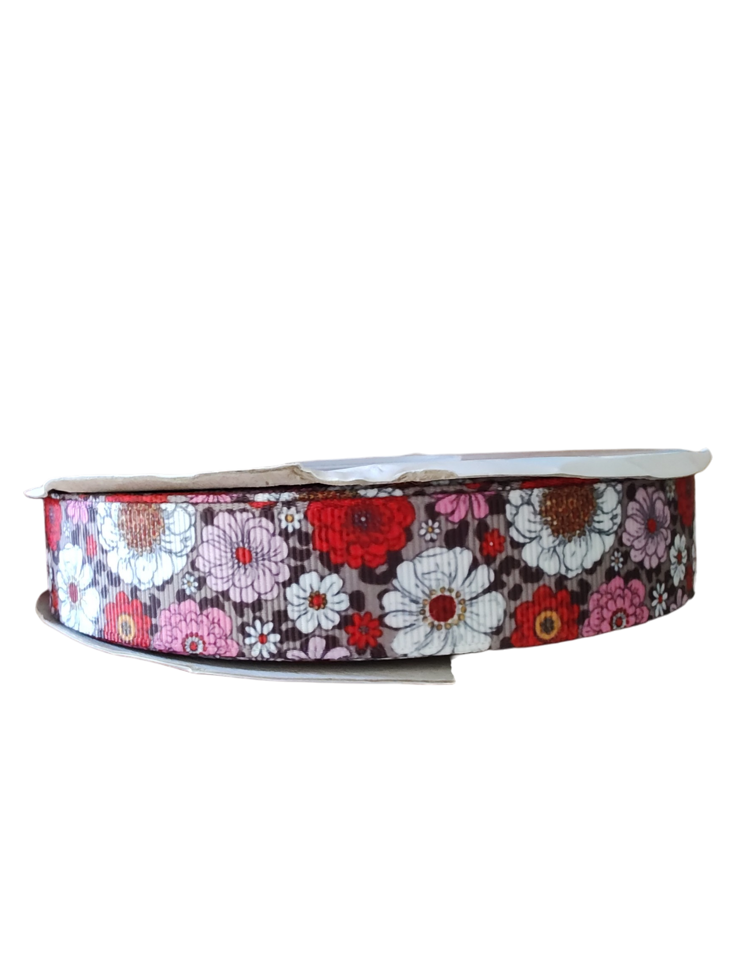 Retro Floral Nylon Dog Collar