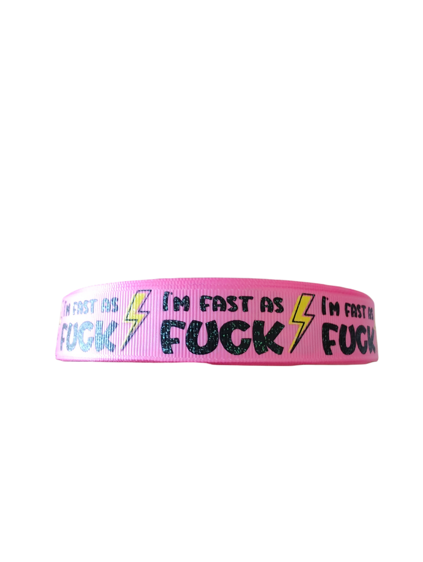Fast As Fuck 2 Nylon Dog Collar