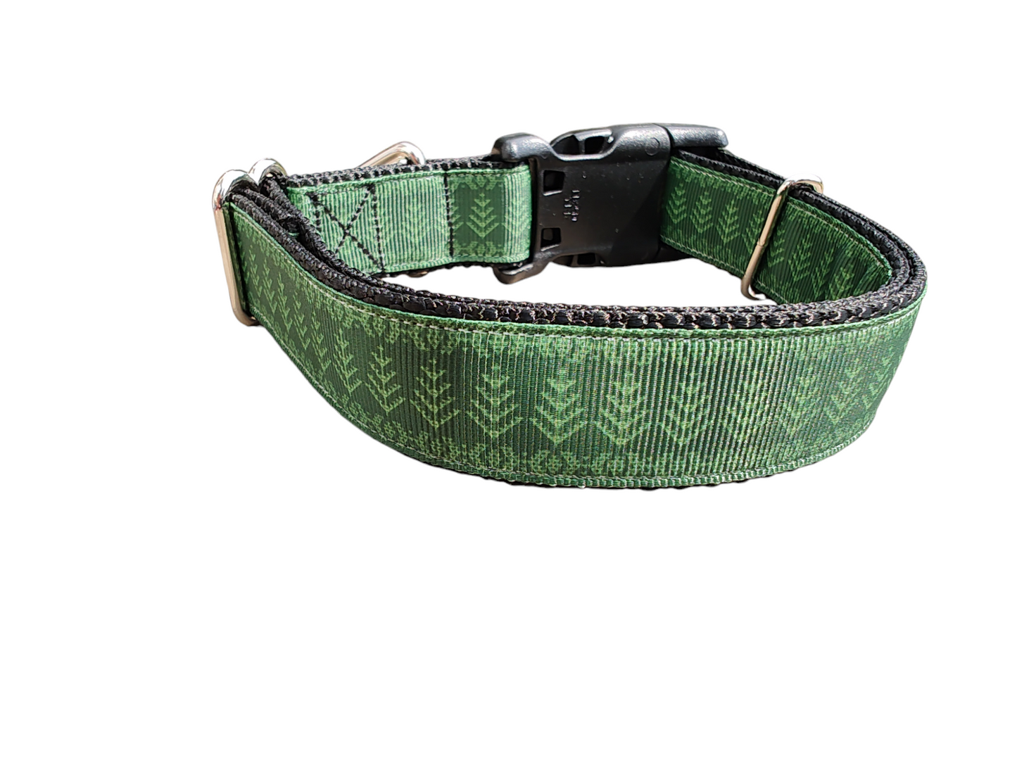 Little Christmas Trees Nylon Dog Collar