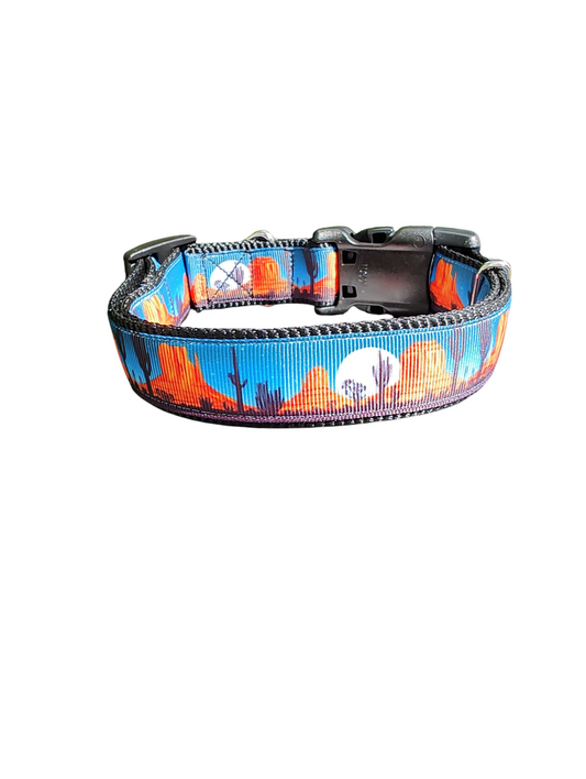 Desert Nights Nylon Dog Collar