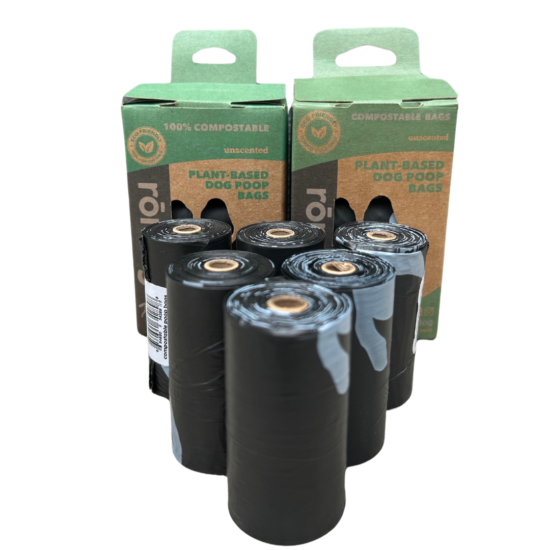 compostable plant-based dog poop bags - Doot's Pet LLC Collars For A Cause