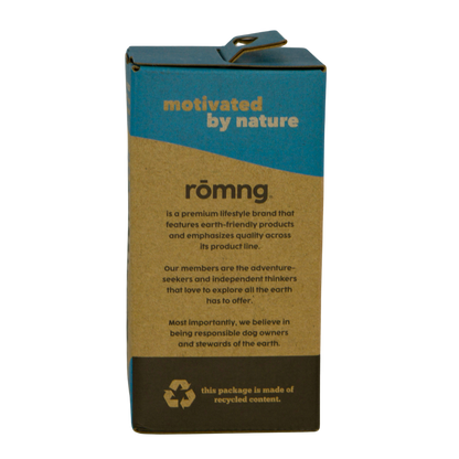 bio-based dog poop bags + bamboo dispenser