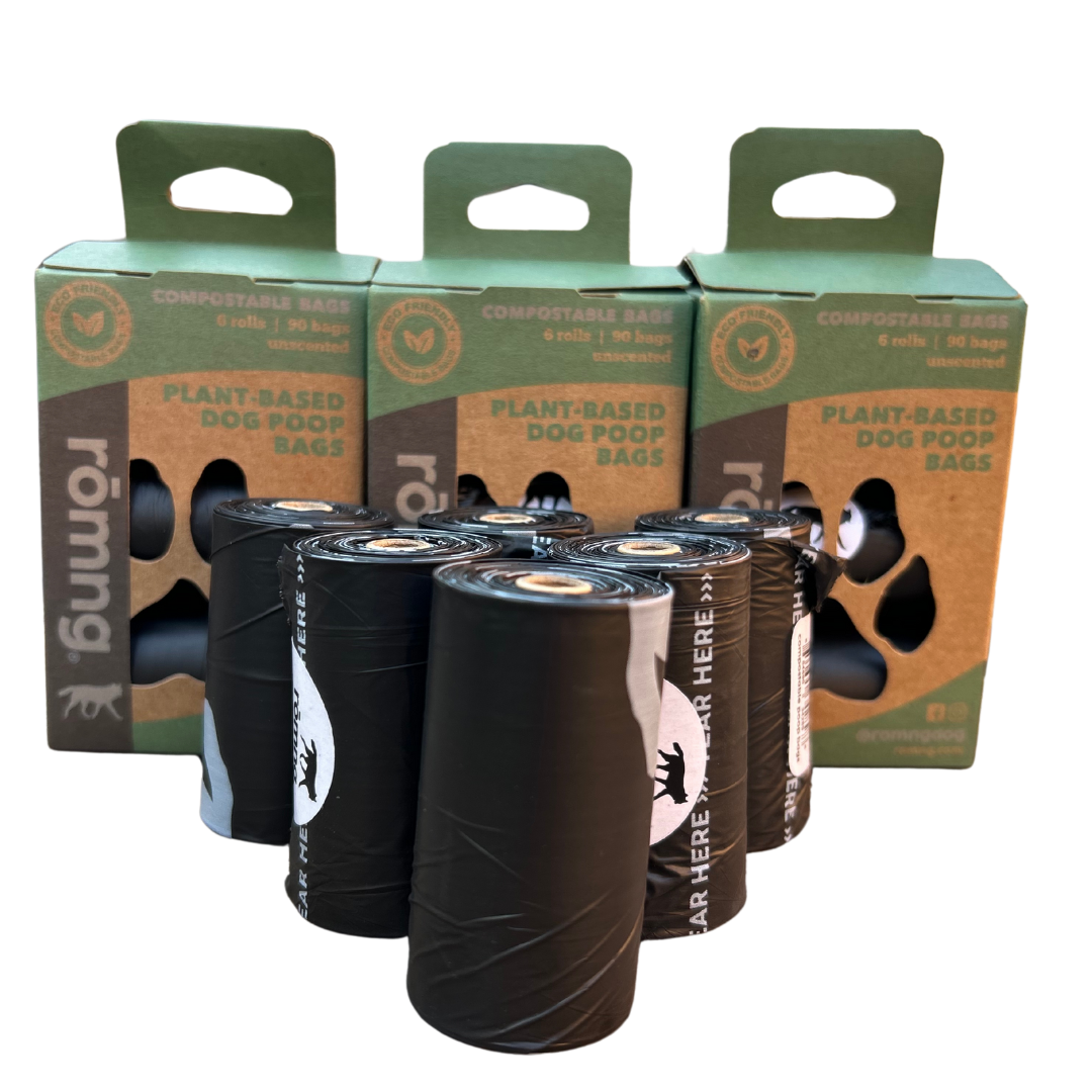 compostable plant-based dog poop bags - Doot's Pet LLC Collars For A Cause
