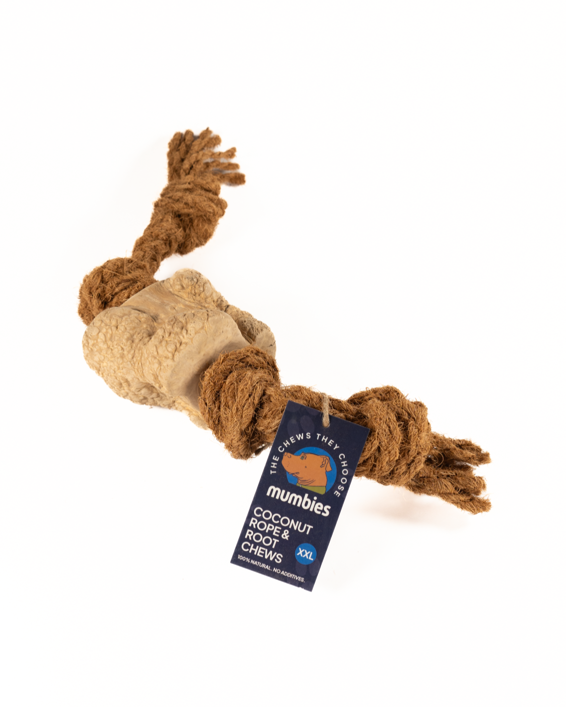 Coconut Rope & Root Chew | Doot's Pet LLC Collars For A Cause