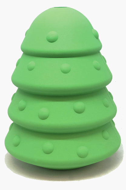 Christmas Tree eDispenser Durable Rubber Chew Toy & Treat Dispenser - Doot's Pet LLC Collars For A Cause