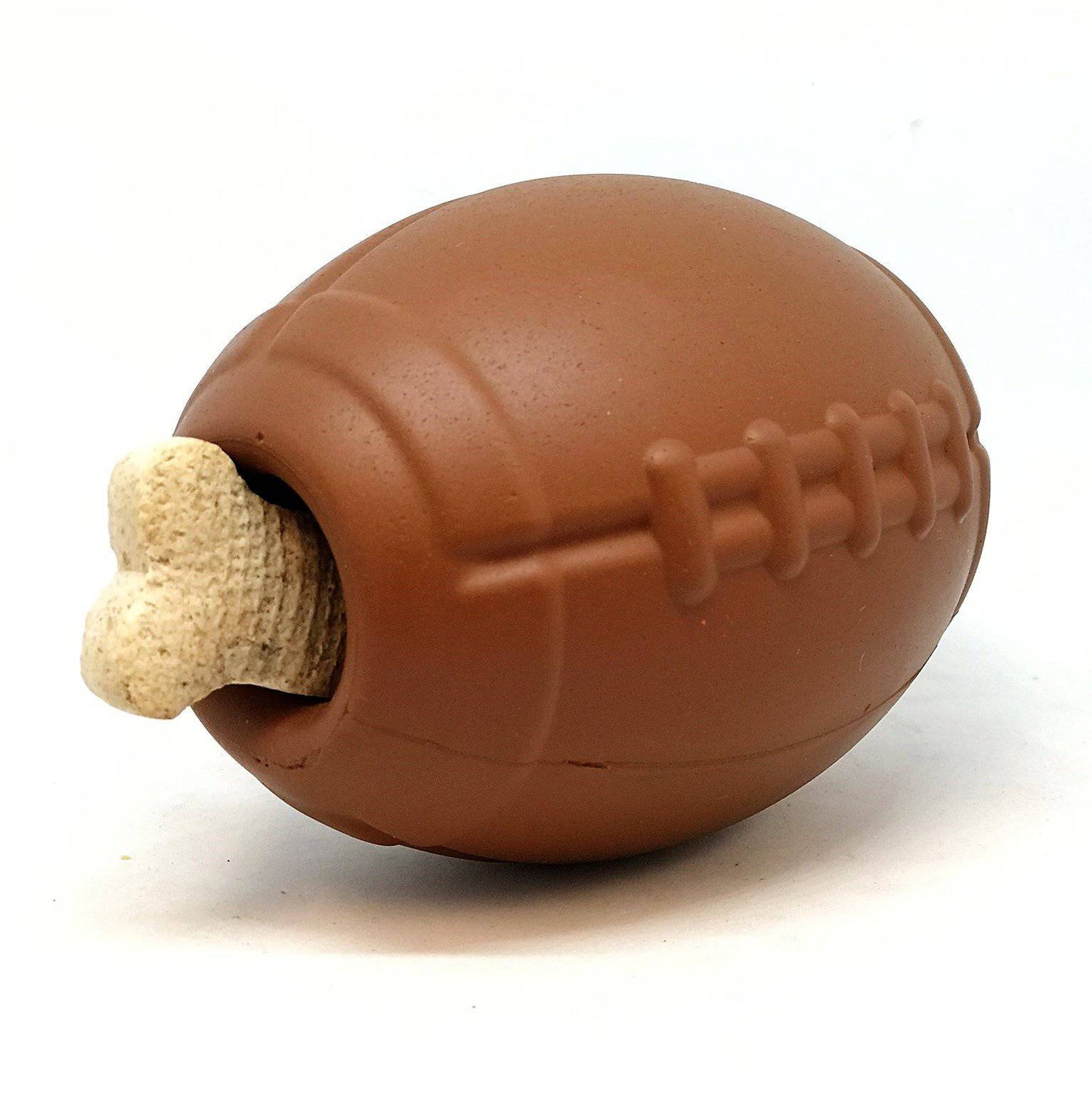 Football eDispenser Durable Rubber Chew Toy and Treat Dispenser - Doot's Pet LLC Collars For A Cause