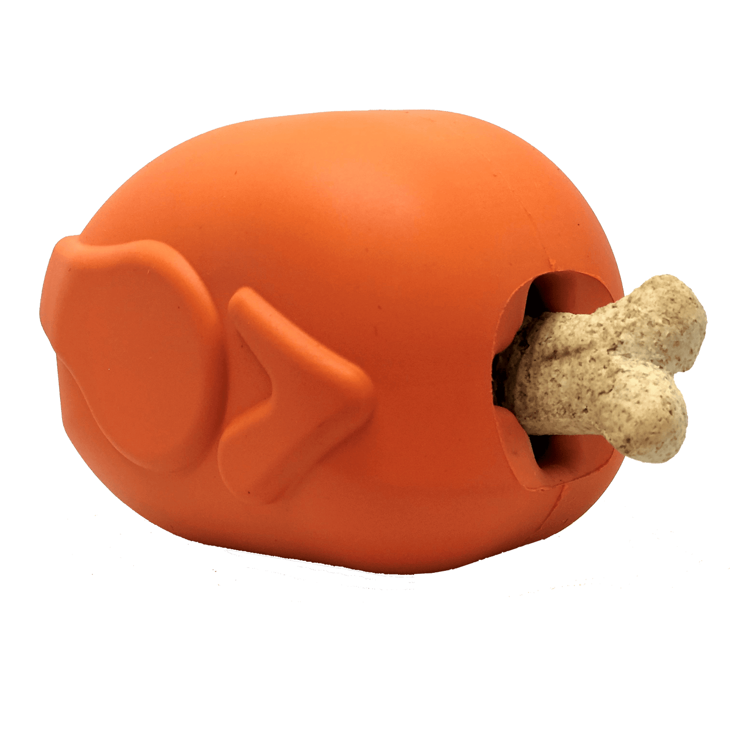 Roasted Turkey eDispenser Durable Rubber Chew Toy & Treat Dispenser - Large - 25% off! - Doot's Pet LLC Collars For A Cause