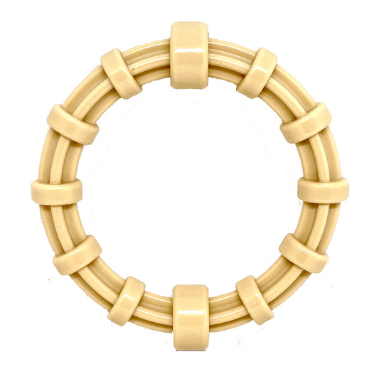 Chicken Flavored Teething Ring for Puppies & Aggressive Chewers | USA Made - Doot's Pet LLC Collars For A Cause