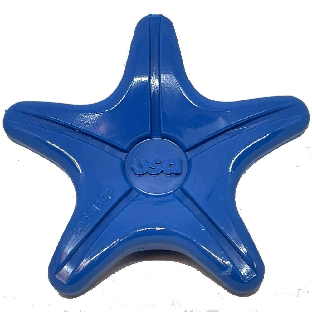 Starfish Nylon Dog Chew Toy for Aggressive Chewers | USA Made | SodaPup - Doot's Pet LLC Collars For A Cause