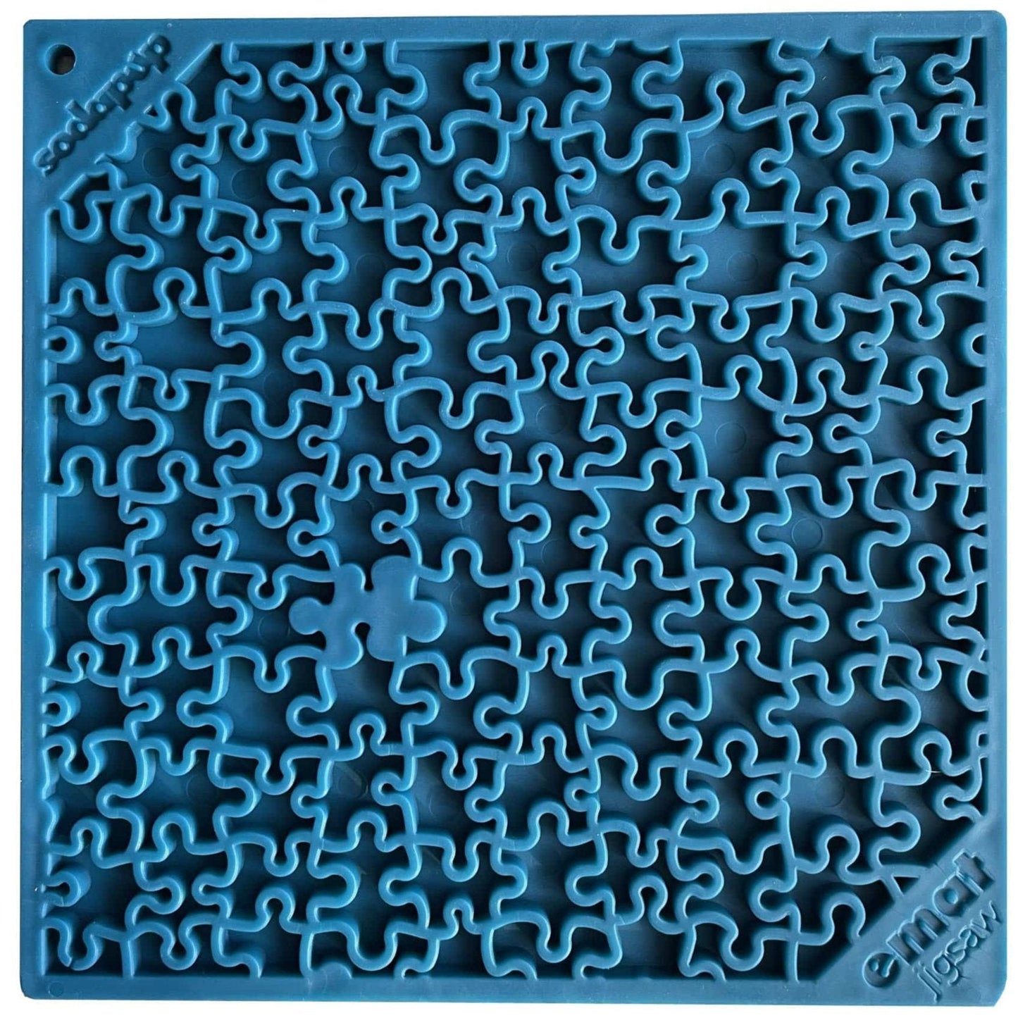 Jigsaw Puzzle eMat - Enrichment Lick Mat for Dogs and Cats | eMat Enrichment Toy for Anxiety Relief | USA Made - Doot's Pet LLC Collars For A Cause