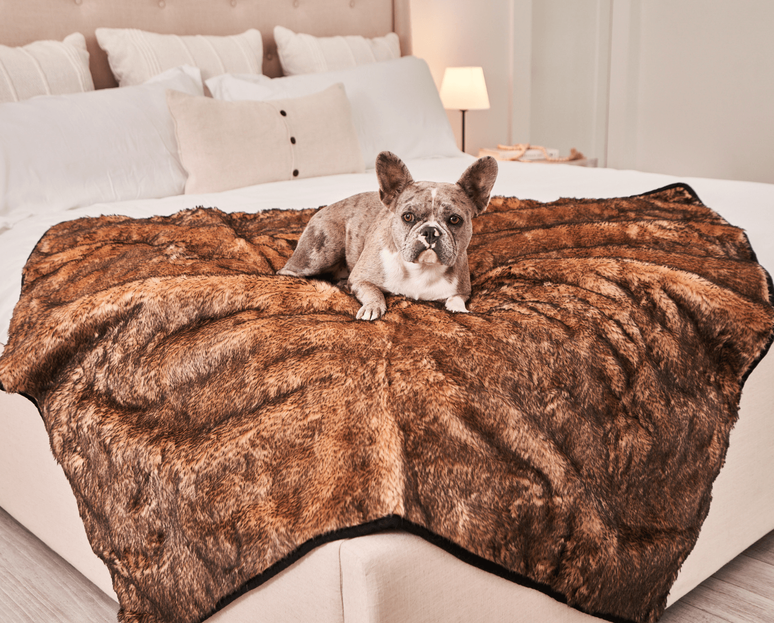 PupProtector™ Short Fur Waterproof Throw Blanket - Sable Tan - Doot's Pet LLC Collars For A Cause