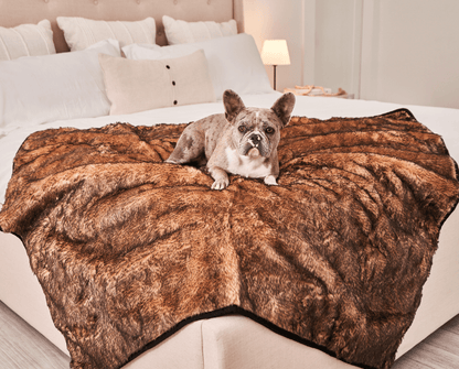 PupProtector™ Short Fur Waterproof Throw Blanket - Sable Tan - Doot's Pet LLC Collars For A Cause
