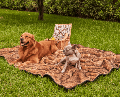 PupProtector™ Short Fur Waterproof Throw Blanket - Sable Tan - Doot's Pet LLC Collars For A Cause