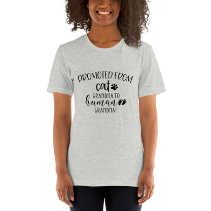 Promoted from Cat Grandma to Human Grandma T-Shirt