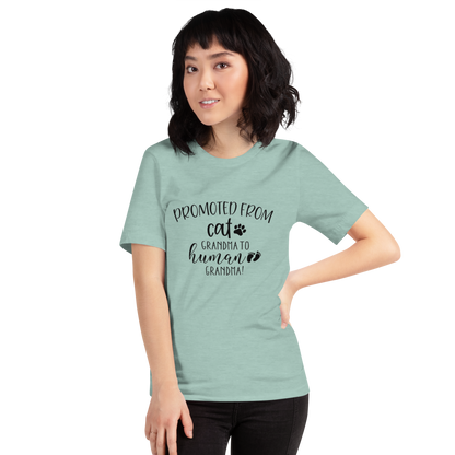 Promoted from Cat Grandma to Human Grandma T-Shirt