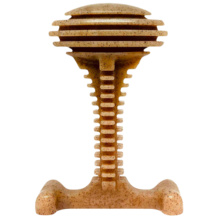 Honey Bone Dental Tower - Indestructible Nylon Dog Chew Toy XL | USA Made - Doot's Pet LLC Collars For A Cause