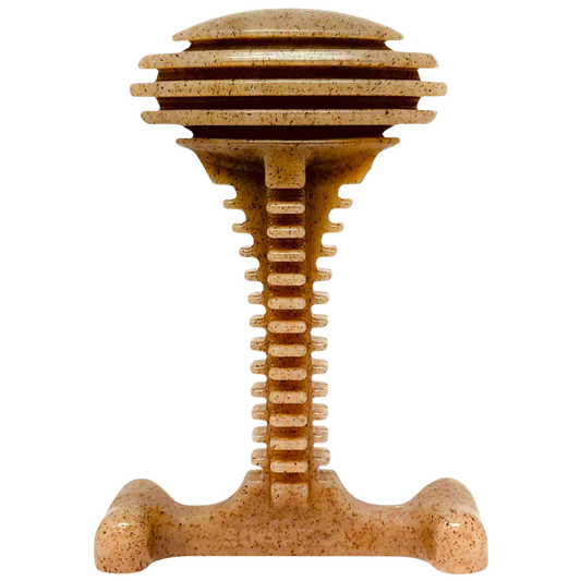 Honey Bone Dental Tower - Indestructible Nylon Dog Chew Toy XL | USA Made - Doot's Pet LLC Collars For A Cause