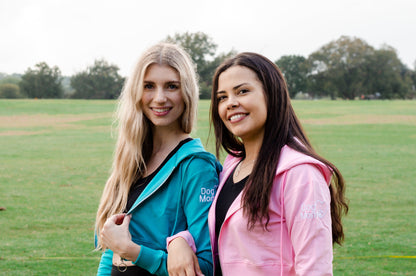 Dog Mom Crop Top Hoodie - Aqua