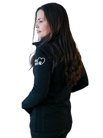 Dog Mom Essentials Full Zip Jacket - Black
