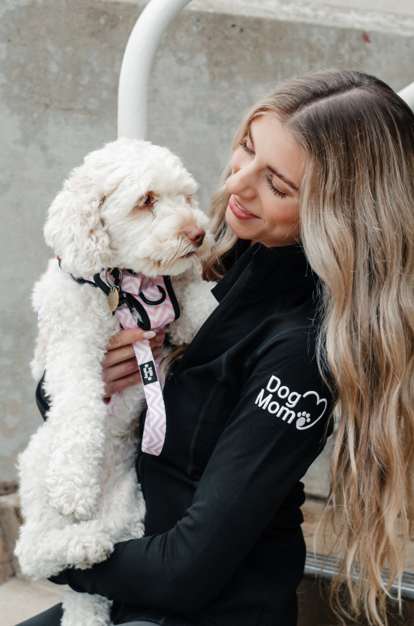 Dog Mom Essentials Full Zip Jacket - Black