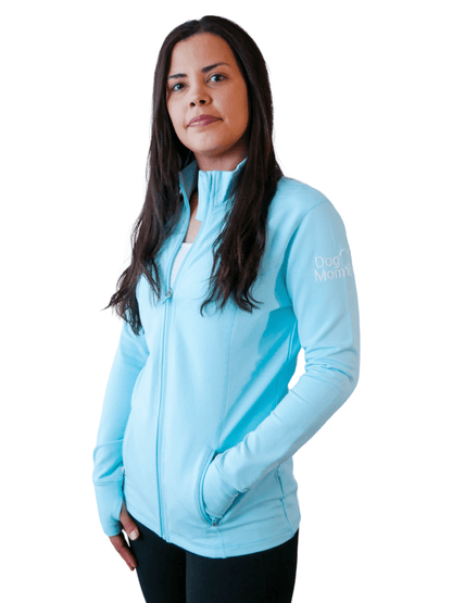 Dog Mom Essentials Full Zip Jacket - Blue