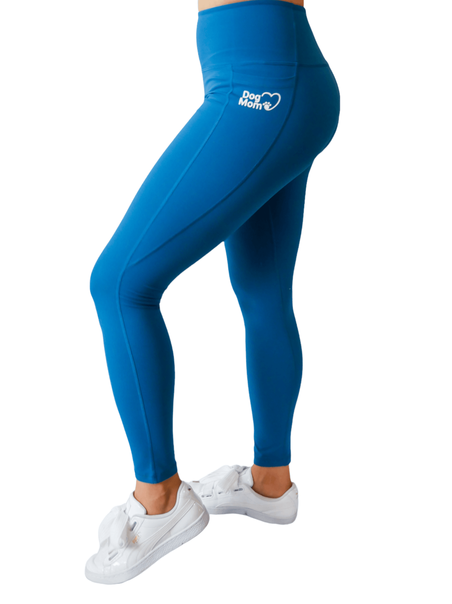 Dog Mom Everyday Leggings - Blue