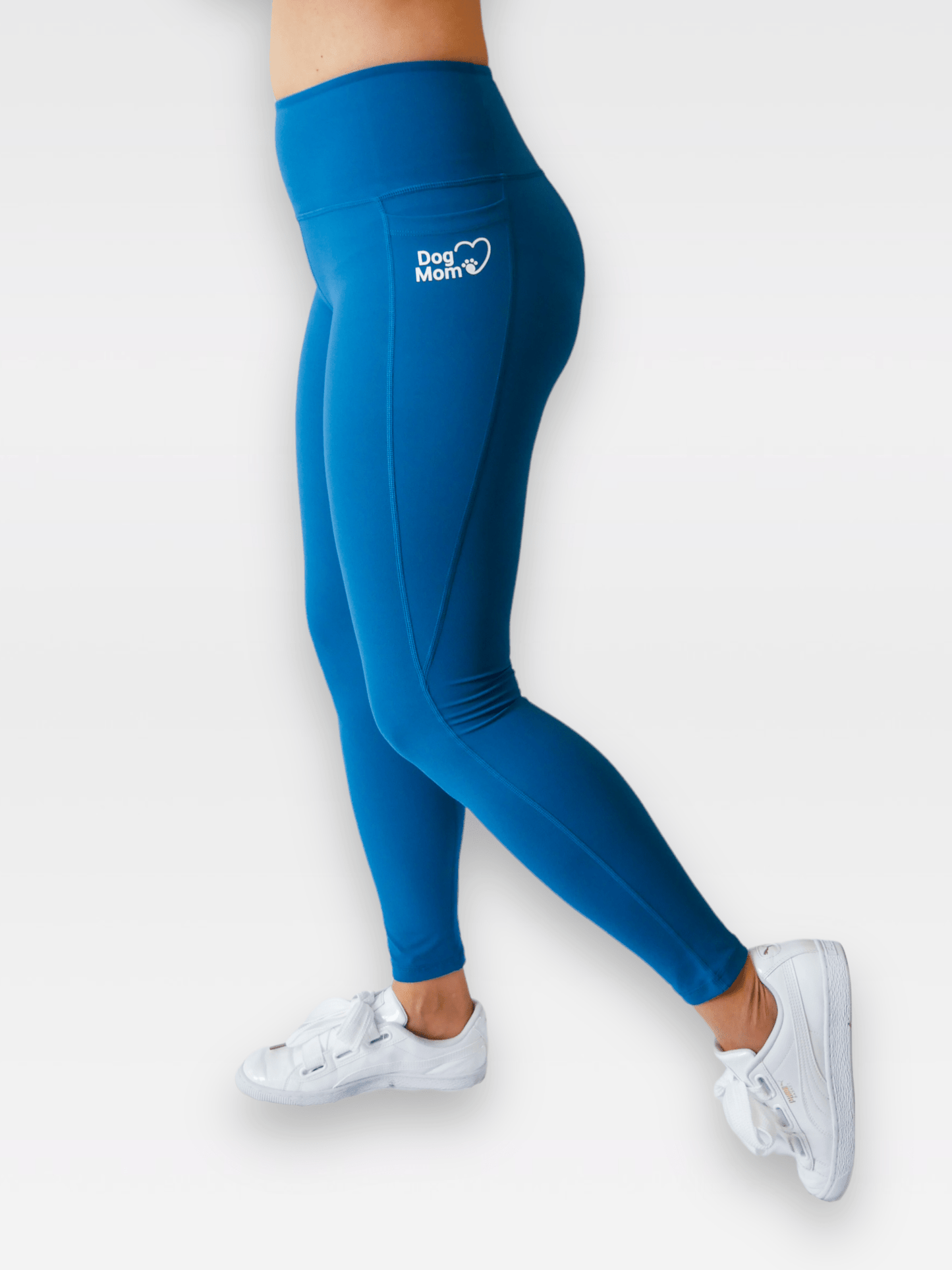 Dog Mom Everyday Leggings - Blue