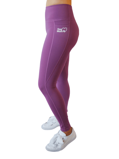 Dog Mom Everyday Leggings - Purple