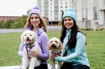 Dog Mom Bobble Beanie - Lilac