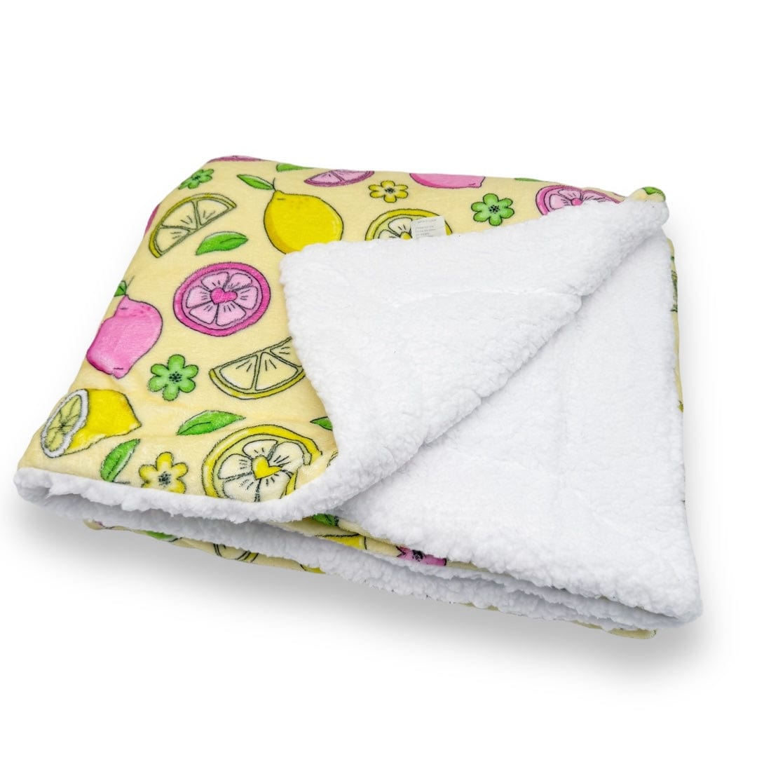 Pink Lemonade Dog Blanket - Doot's Pet LLC Collars For A Cause