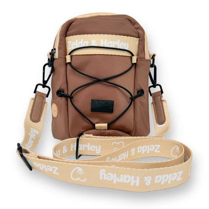 Dog Mom Bag - Mocha and Cream