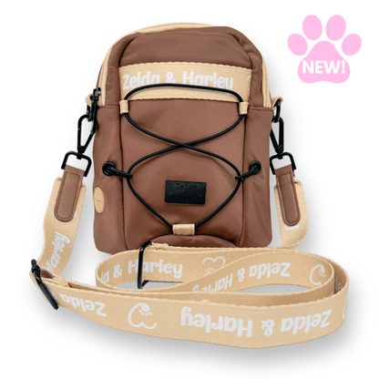 Dog Mom Bag - Mocha and Cream