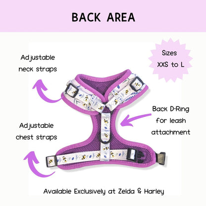 Sweet as Can Bee - No Pull Adjustable Dog Harness