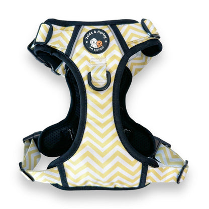 Zig Zag Wag Pastel Yellow - Adventure No Pull Harness