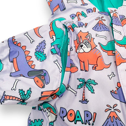 Doggosaurus Rex Reversible Dog Raincoat