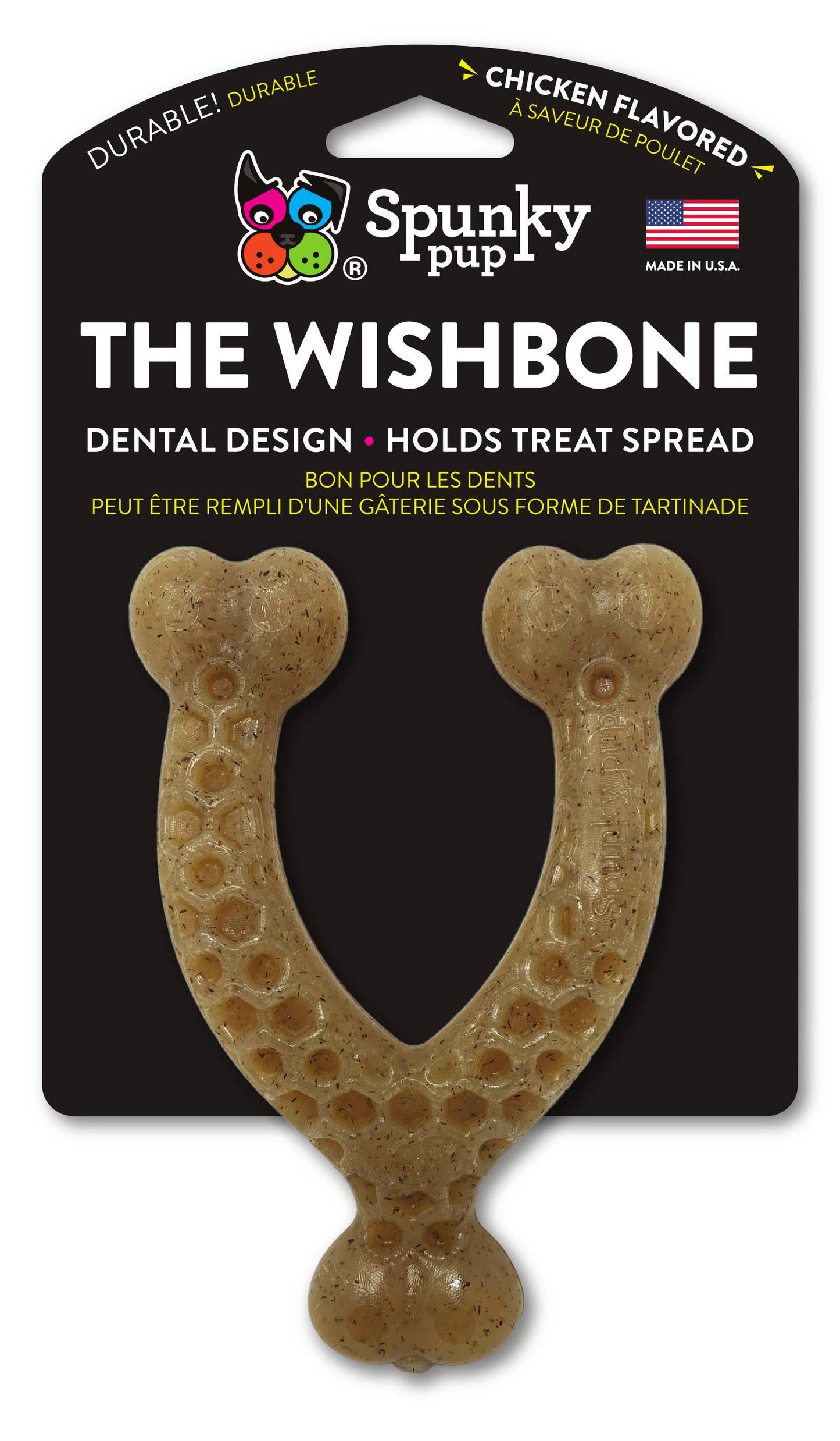 Spunky Pup - The Wishbone - MADE IN THE USA - Small - Doot's Pet LLC Collars For A Cause