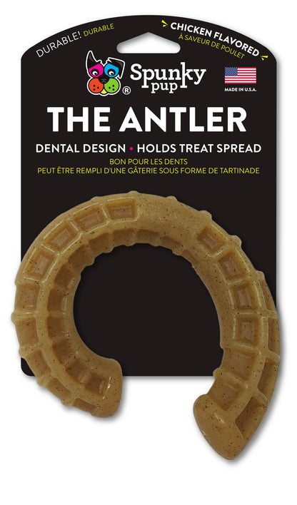 Spunky Pup - Hard Chew Nylon Antlers - Made in the USA - The Antler - Ram - Doot's Pet LLC Collars For A Cause