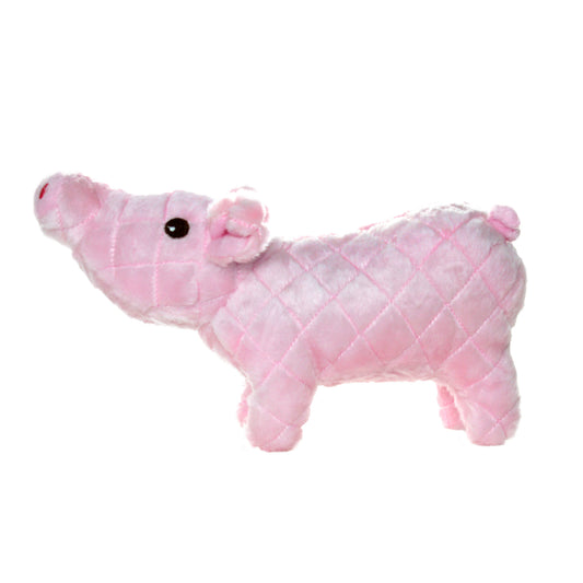 Tuffy Dog Toys - VIP Products - Mighty Farm Piglet, Plush, Squeaky Dog Toy - Doot's Pet LLC Collars For A Cause