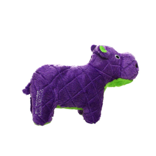 Tuffy Dog Toys - VIP Products - Mighty Safari Hippo - Purple, Plush, Squeaky Dog Toy - Doot's Pet LLC Collars For A Cause