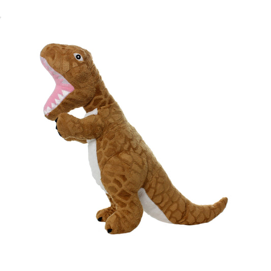 Tuffy Dog Toys - VIP Products - Mighty Dinosaur TRex, Plush, Squeaky Dog Toy - Doot's Pet LLC Collars For A Cause