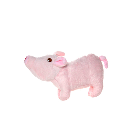 Tuffy Dog Toys - VIP Products - Mighty Jr Farm Piglet, Plush, Squeaky Dog Toy - Doot's Pet LLC Collars For A Cause