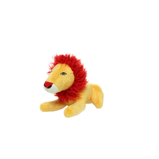 Tuffy Dog Toys - VIP Products - Mighty Jr Safari Lion, Plush, Squeaky Dog Toy - Doot's Pet LLC Collars For A Cause